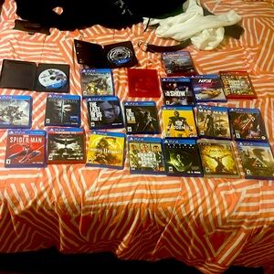 PS4 Game Bundle - 10 Games Including Popular Titles like Spider-Man & Last of Us